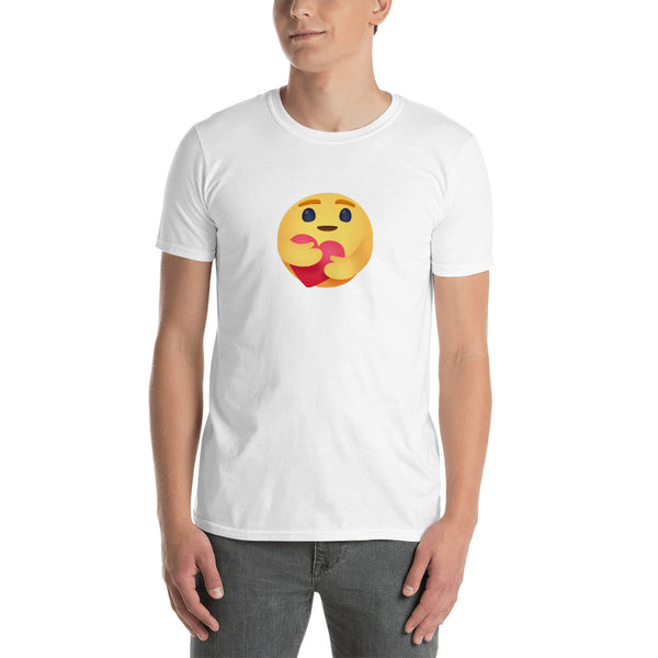 Facebook care emoji Short-Sleeve Unisex T-Shirt