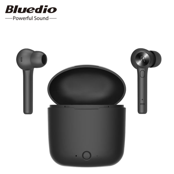 Bluedio Earphone TWS Wireless Bluetooth Headphone for Phone Stereo Sport Earbuds Headset with Charging Box Built-In Microphone