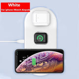 Baseus 3 in 1 Qi Wireless Charger For Airpods Apple Watch 5 4 3 2 1 iWatch Fast Wireless Charging Pad For iPhone 11 Pro Xs Max X