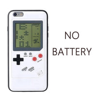 Retro Video Game Boy Phone Cases for iPhone 6 6s 7 8 Plus X XS XR 11 Pro Max Case Game Tetris Pink Silicone Cover White Black