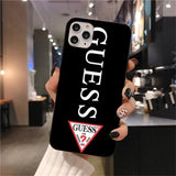 Love GUESS Riddle Soft Silicone TPU Phone Cover for iPhone 11 pro XS MAX 8 7 6 6S Plus X 5S SE 2020 XR case