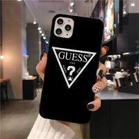 Love GUESS Riddle Soft Silicone TPU Phone Cover for iPhone 11 pro XS MAX 8 7 6 6S Plus X 5S SE 2020 XR case