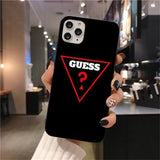 Love GUESS Riddle Soft Silicone TPU Phone Cover for iPhone 11 pro XS MAX 8 7 6 6S Plus X 5S SE 2020 XR case