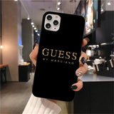 Love GUESS Riddle Soft Silicone TPU Phone Cover for iPhone 11 pro XS MAX 8 7 6 6S Plus X 5S SE 2020 XR case