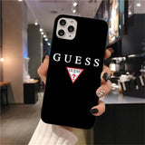 Love GUESS Riddle Soft Silicone TPU Phone Cover for iPhone 11 pro XS MAX 8 7 6 6S Plus X 5S SE 2020 XR case