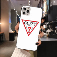 Love GUESS Riddle Soft Silicone TPU Phone Cover for iPhone 11 pro XS MAX 8 7 6 6S Plus X 5S SE 2020 XR case