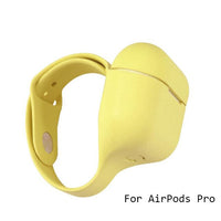 Sports Silicone Case For Apple AirPods Pro 3 2 1 Protective Wrist Band Case For Air Pods 3 2 1 Pro Soft Portable Box Cover Coque