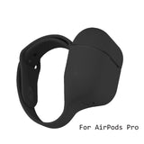 Sports Silicone Case For Apple AirPods Pro 3 2 1 Protective Wrist Band Case For Air Pods 3 2 1 Pro Soft Portable Box Cover Coque