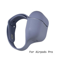 Sports Silicone Case For Apple AirPods Pro 3 2 1 Protective Wrist Band Case For Air Pods 3 2 1 Pro Soft Portable Box Cover Coque